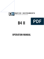 B4 II English Manual