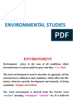Lec 1 - Environment Studies