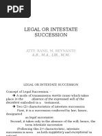 Legal or Intestate Succession