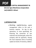 Working Capital Management in