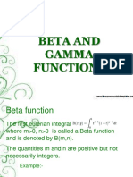 Beta and Gamma