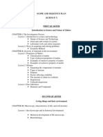 Scope and Sequence Plan