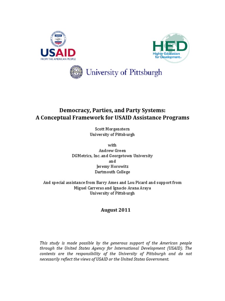 Conceptual Framework Good Governance | PDF | Political Parties | United ...