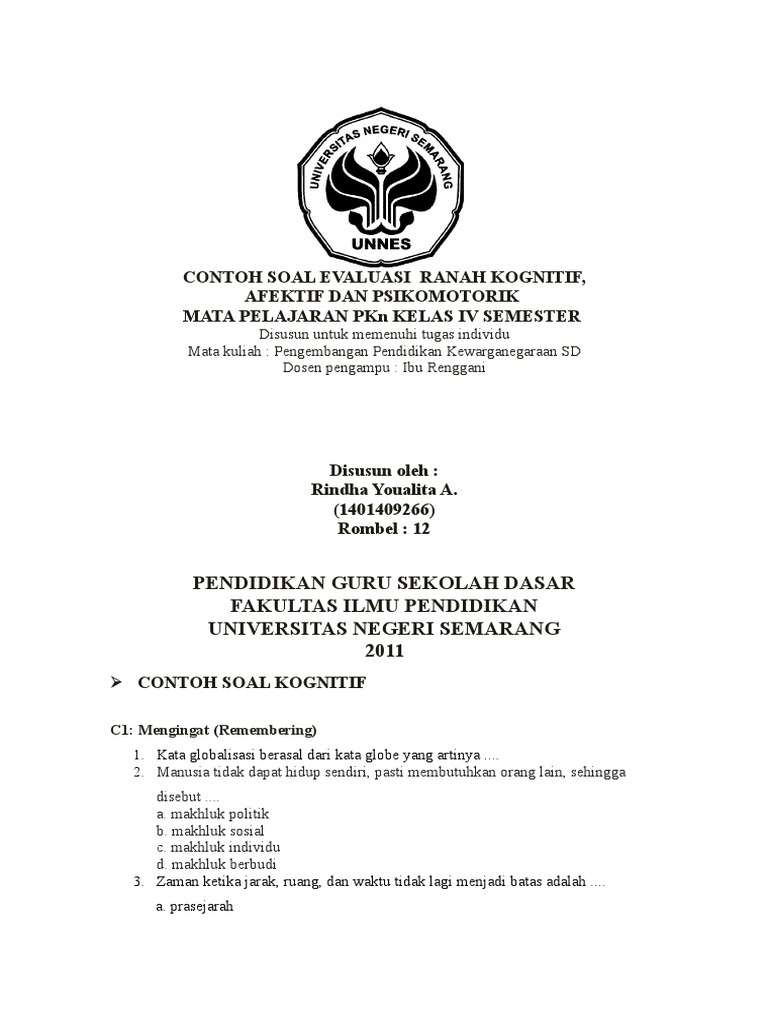 92140939 Copy Of Contoh Soal 3 Ranah