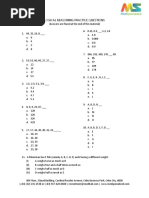 Logical Reasoning Practice Questions