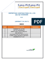 Expertise Contracting Co. LTD Qa/Qc-Dossier: (AMINAT T/A 2017
