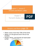 Chapter 1 Lesson 2 A Streams Rivers Lakes