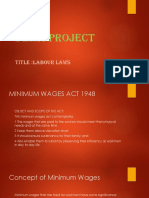 Sewa Project: Title:Labour Laws