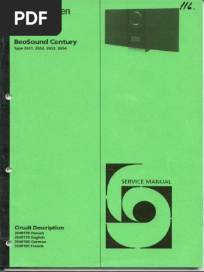 BANG & OLUFSEN Beosound Century 説明書付き bang-olufsen-beosound-century.jpg