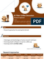 ID Filter Coffee Decoction: Research Approach
