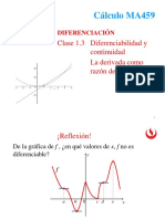 1.3 Diferenciabilidad y continuidad. La derivada como una razón de cambio.ppt