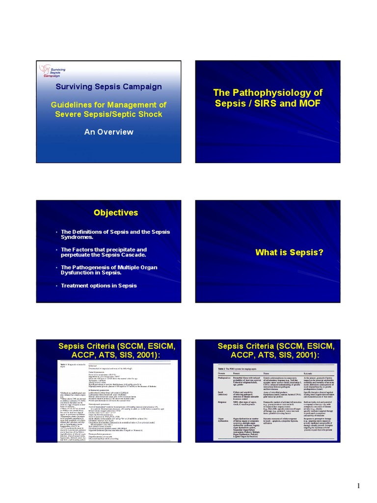 Surviving Sepsis Campaign: Guidelines For Management of Severe Sepsis ...