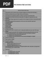 Proposed Oracle RAC Installation Plan