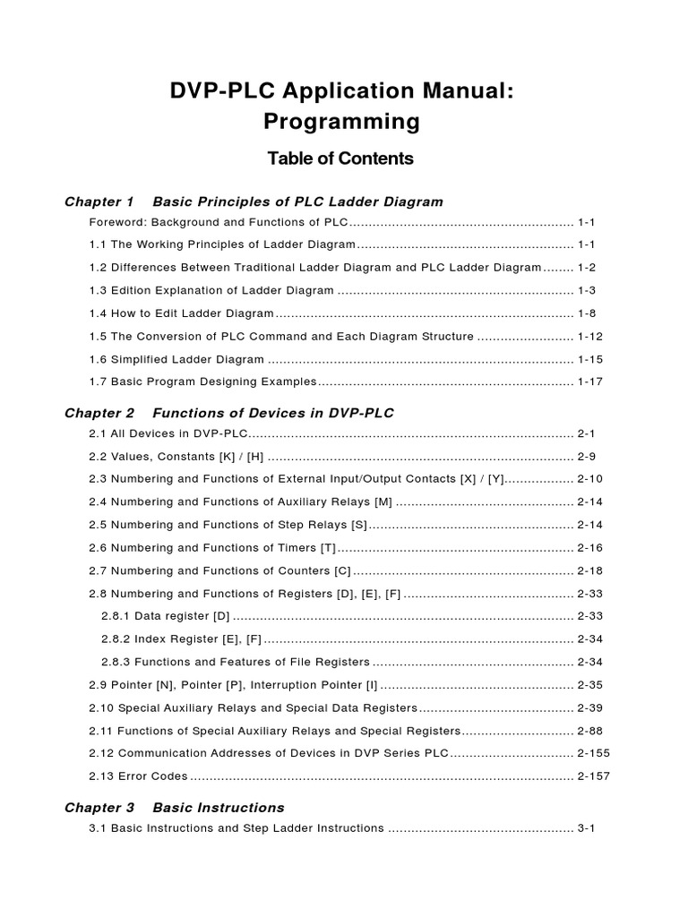 Delta PLC-Program O en 20130530 | PDF | Programmable Logic Controller ...