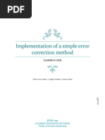 Implementation of a Simple Error Correction Method