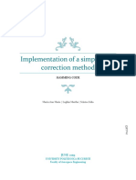 Implementation of A Simple Error Correction Method