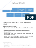 Analisis Spasial Faktor Risiko Lingkungan Leptospirosis Semarang