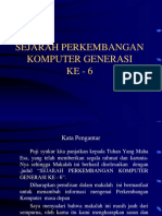 Makalah Sejarah Perrkembangan Komutergenerasi Ke 6