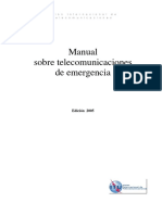 Manual Sobre Telecomunicaciones de Emergencia