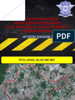 Rencana Jalur One Way Diseputaran Jl. A. Yani Dan Jl. Gatot Subroto