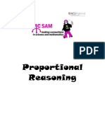 Proportional Reasoning in Maths and Science