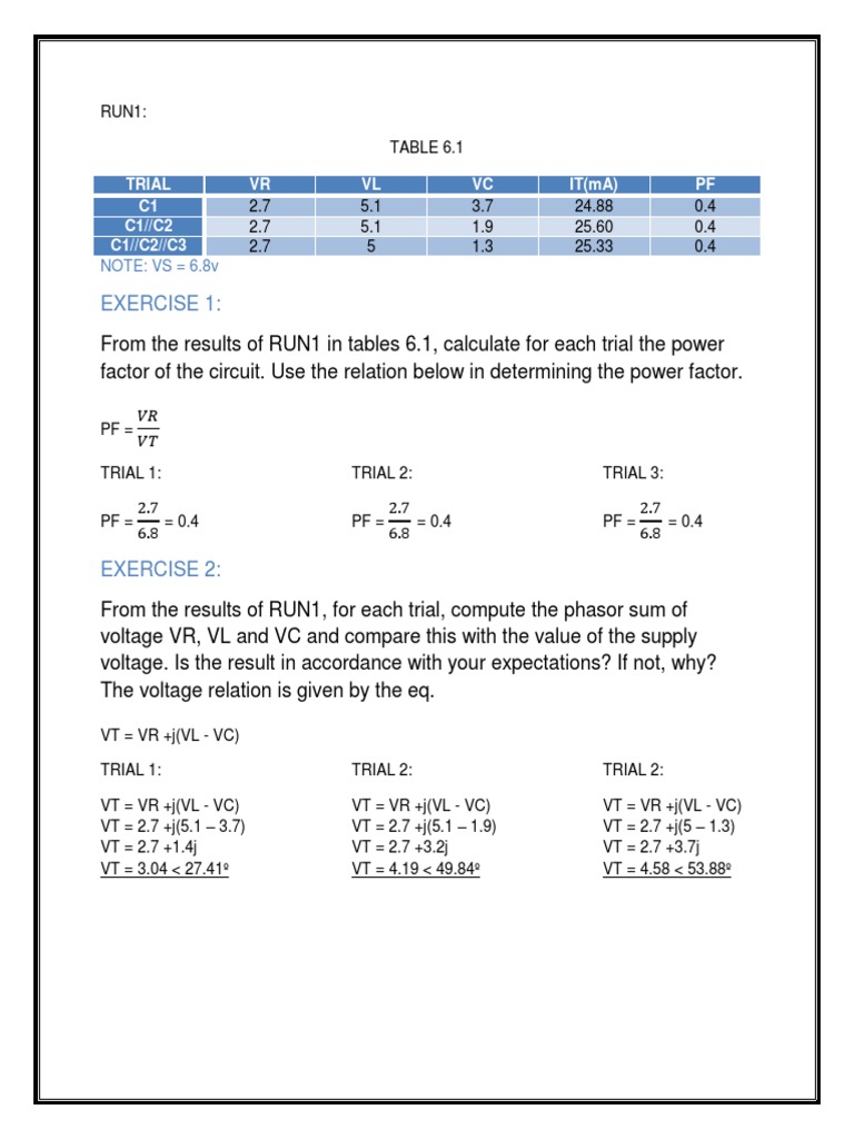 Exercise 1 Trial VR VL VC IT (Ma) PF C1 C1//C2 C1//C2//C3 PDF