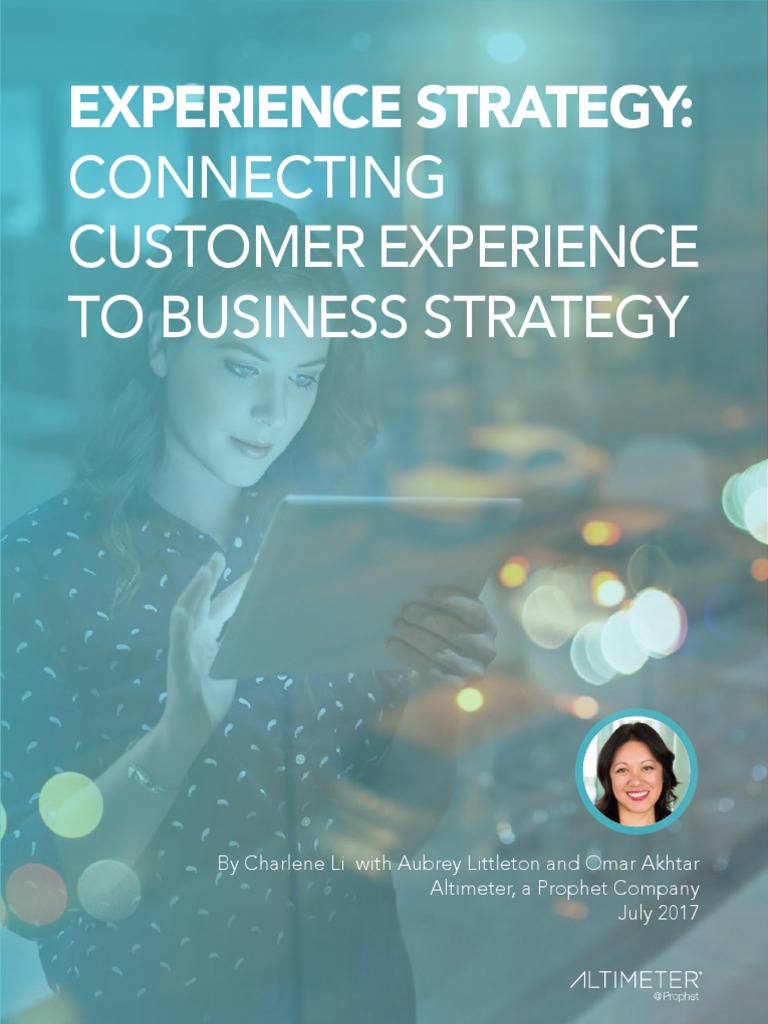 Experience Strategy CX FINAL PDF | PDF | Customer Experience ...