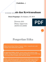 Etika Bisnis Dan Kewirausahaan