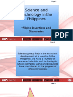 Science and Technology in The Philippines - : Filipino Inventions and Discoveries