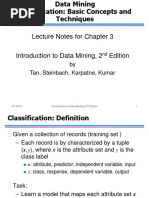 Lecture Notes For Chapter 3: by Tan, Steinbach, Karpatne, Kumar