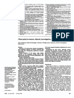 Chest Pain in Women: Investigative, and Prognostic Features: Clinical