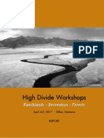Report High Divide Workshop April 4 5 2017