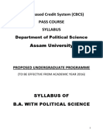 CBCS Political Science Pass