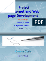Project in Internet and Web Development
