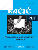 Fra Andrija Kacic Miocic U Americi PDF