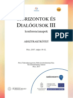 HOrizontok És Dialógusok Absztraktkotet