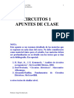 Apuntes de Circuitos 1. Cap 1. Fundamentos