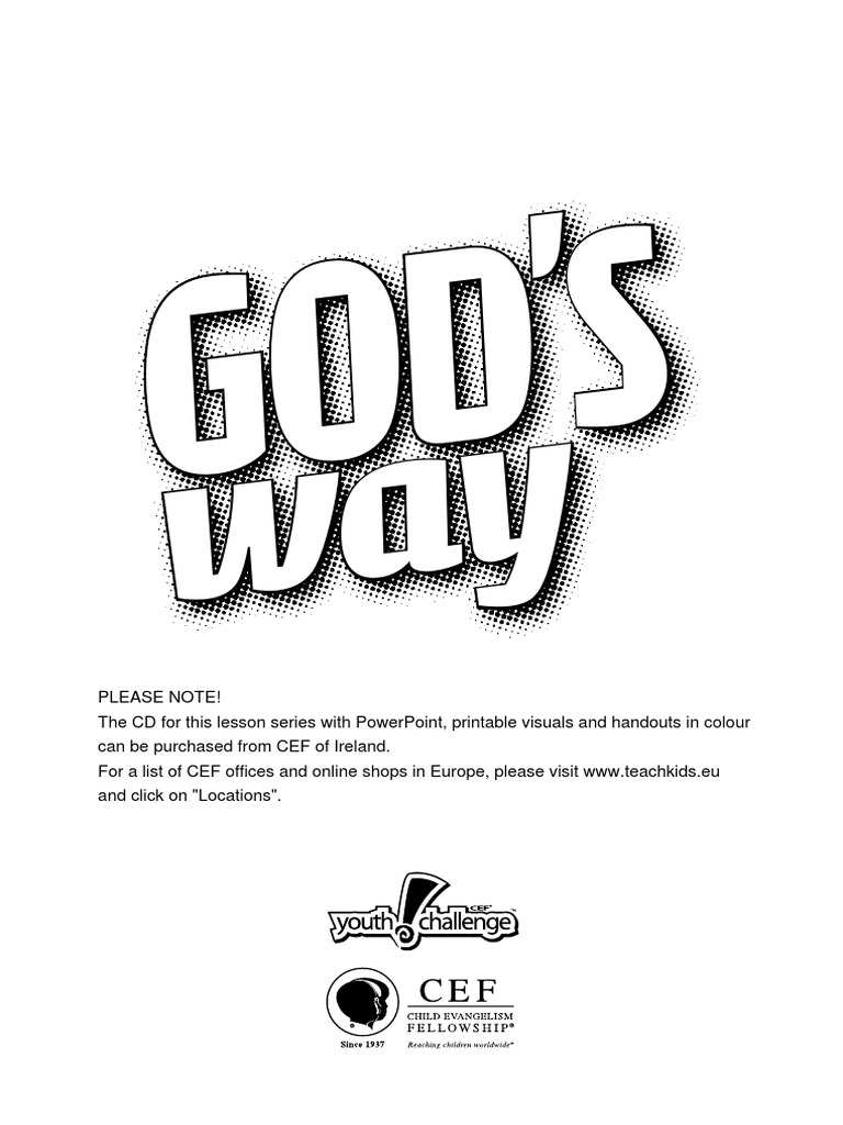 Gods Way | PDF | Jesus | Justification (Theology)