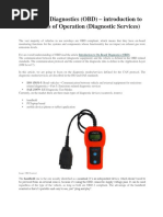 OBD Modes of Operation (Diagnostic Services)