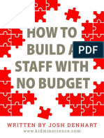 How To Build A Staff With No Budget Cover