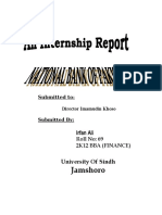 Internship Report NBP