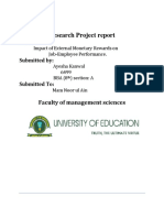 Research Project Report: Topic: Submitted by