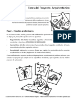 Fases Del Proyecto Arquitectónico