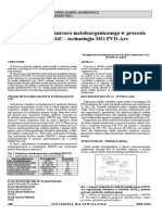 Zastosowanie Prekursora Metaloorganicznego W Procesie Syntezy TiAlC - Technologia MO PVD-Arc