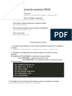 Manual de Usuario CRUD