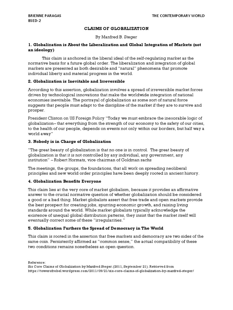 Cultural globalization essay picture