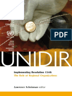 Unidir Unidir: Implementing Resolution 1540