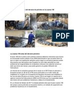Análisis Del Derrame de Petróleo en La Lizama 158