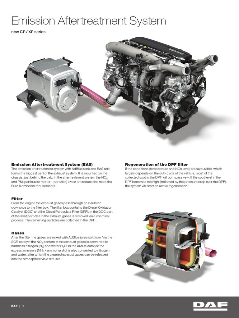 Emission Aftertreatment System: New CF / XF Series | PDF | Exhaust Gas ...