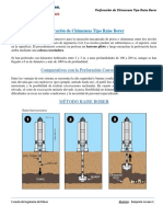 Perforación vertical minera